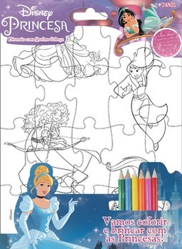 Disney Princesa: diversão com quebra-cabeça