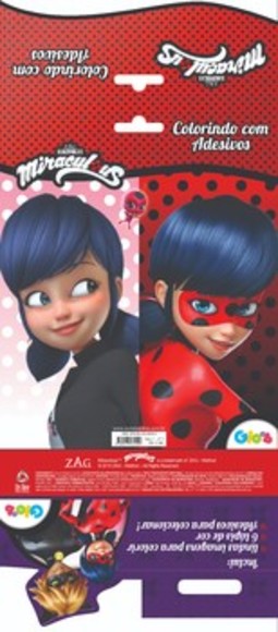 Miraculous Ladybug: colorindo com adesivos