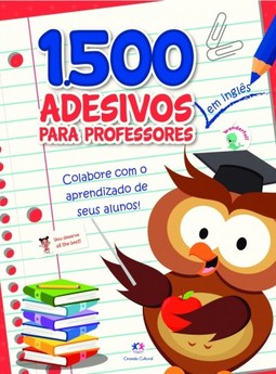 1500 adesivos para professores, em inglês: colabore com o aprendizado de seus alunos!