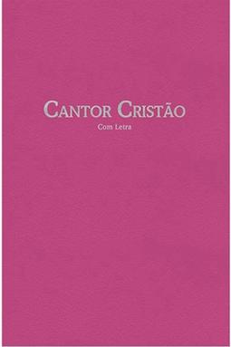 56.14 - Cantor Cristão Médio com Letra - Capa Dura Flexível - Rosa Pink