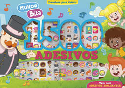 Mundo Bita prancheta para colorir com 1500 adesivos