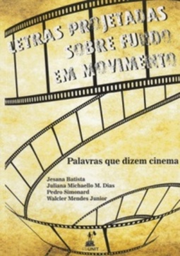 Letras Projetadas Sobre Fundo Em Movimento