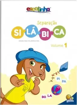 Escolinha Separação silábica: Vol. 1