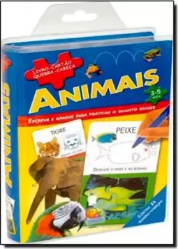 Livro-Cartao Quebra-Cabeca-Escreva E Apague: Animais
