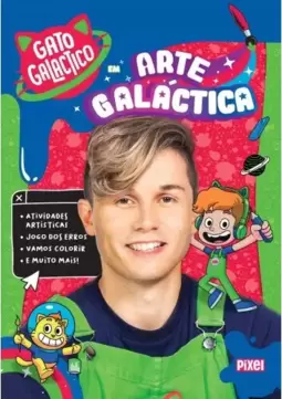 Gato Galáctico em Arte Galáctica