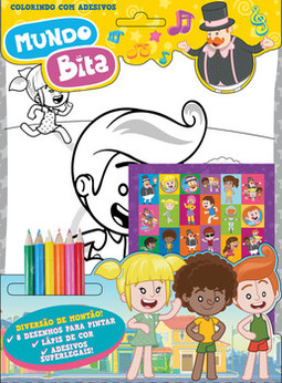 Mundo Bita - Colorindo com adesivos