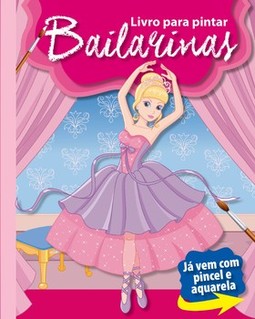 Bailarinas: livro para pintar