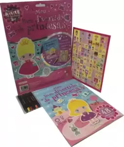 Meu livro divertido de princesas (kit)