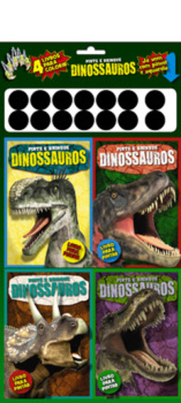 Pinte e brinque - Dinossauros