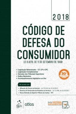 Código de defesa do consumidor: lei 8.078. de 11 de setembro de 1990