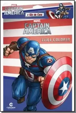 Capitão América - Ler e colorir com Giz