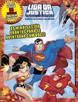 Liga da Justiça: superlivro para colorir com adesivos