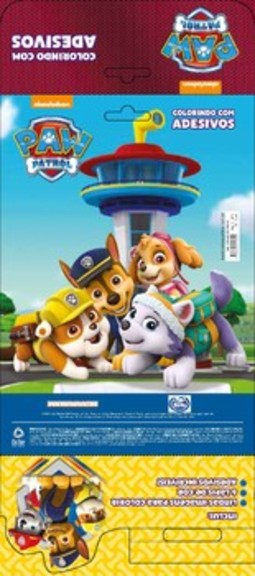 Patrulha canina - Colorindo com adesivos