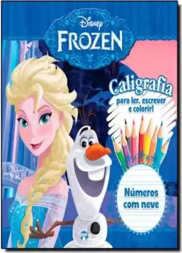 Disney Frozen - Caligrafia Numeros Com Neve