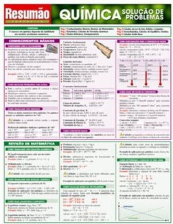 Resumão: Química: Solução de Problemas