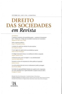 Direito das sociedades em revista: ano 3 (outubro 2011)