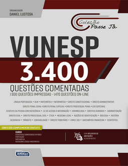 Passe já – VUNESP – 3.400 questões