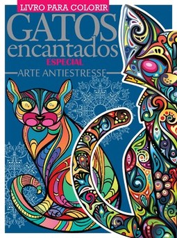 Gatos encantados especial - Arte antiestresse: livro para colorir
