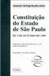 Constituição do Estado de São Paulo: de 5 de Outubro de 1989