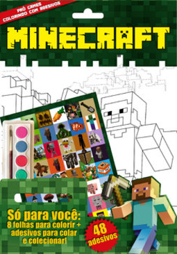 Minecraft - Colorindo com adesivos