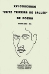 XVI "Concurso Fritz Teixeira de Salles" de Poesia