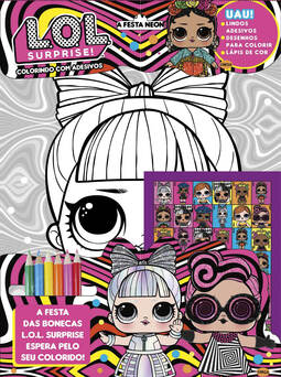 L.O.L. Surprise! - Colorindo com adesivos