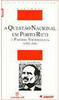 A Questão Nacional em Porto Rico