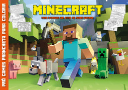 Minecraft - Prancheta para colorir