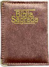 Bíblia Sagrada: Capa Cartunada com Velcro, Beiras Douradas - Marrom