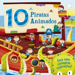 10 piratas animados: faça uma contagem regressiva!