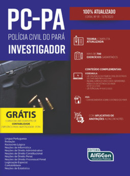 Investigador da Polícia Civil do Pará (PC-PA): edital 2020