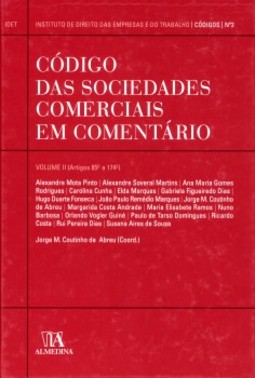 Código das sociedades comerciais em comentário