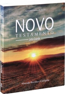 Novo Testamento Letra Grande - Almeida Revista e Corrigida - Edição de bolso Capa Sol