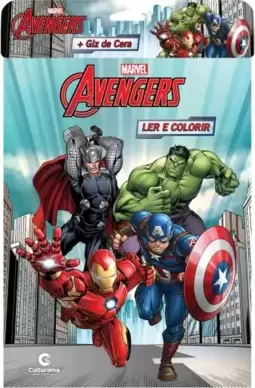 Vingadores - Ler e colorir com Giz