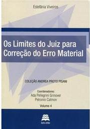 Os Limites do Juiz Para Correção do Erro Material