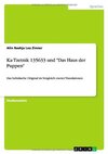 Ka-Tzetnik 135633 und Das Haus der Puppen: Das hebräische Original im Vergleich zweier Translationen