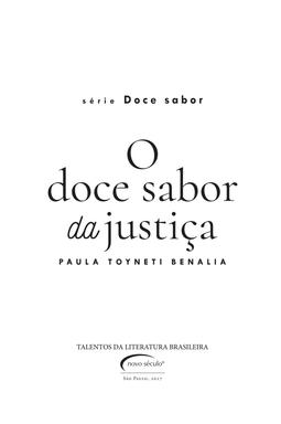 O doce sabor da justiça