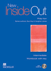 New Inside Out Workbook With Audio CD-Int. (W/Key)
