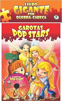 Livro Gigante Com Quebra Cabeca:Garotas Pop Stars (I)