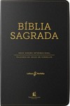 Bíblia NVI, Couro Soft, Preto, Letras Vermelhas, Índice de Dedo, Leitura Perfeita
