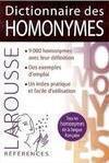 DICTIONNAIRE DES HOMONYMES