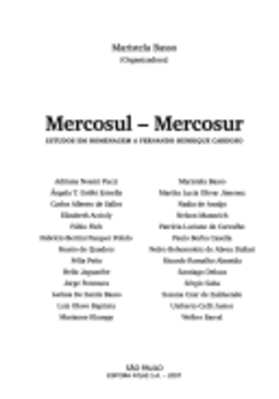 Mercosul - Mercosur: Estudos em homenagem a Fernando Henrique Cardoso
