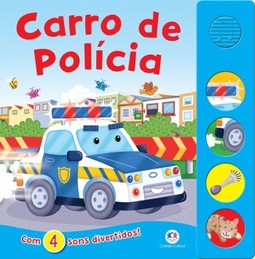Carro de polícia: com 4 sons divertidos!