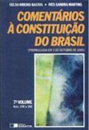 Comentários à Constituição do Brasil: Arts. 170 a 192