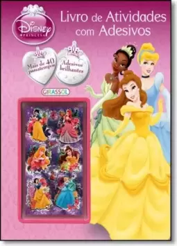 Disney Princesa Livro De Atividades Com Adesivos