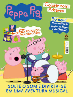 Peppa Pig - Colorir com adesivos