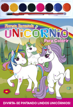 Unicórnio - Floresta encantada: para colorir