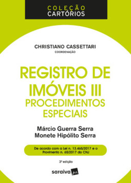 Registro de imóveis III: procedimentos especiais