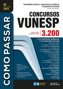 Como passar em concursos da Vunesp - 3.200 questões