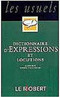 Dictionnaire DÂ´ Expressions Et Locutions - IMPORTADO